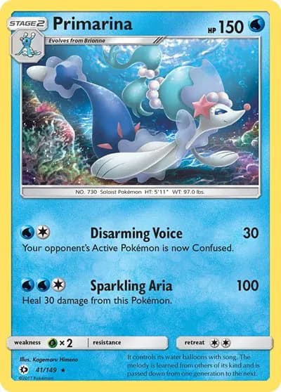 Primarina  Pokemon card