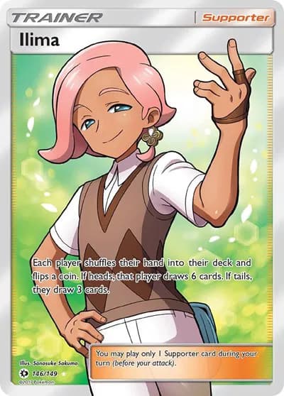 Ilima (Full Art) Pokemon card