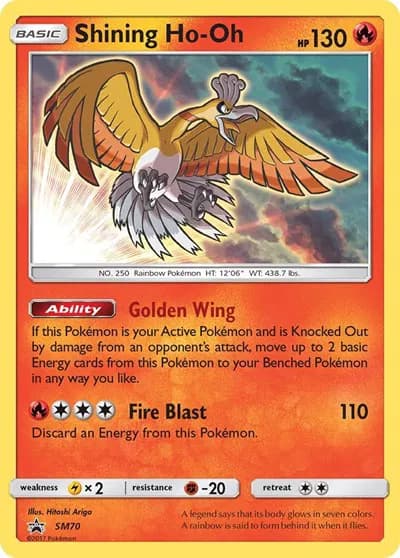 Shining Ho-oh  Pokemon card