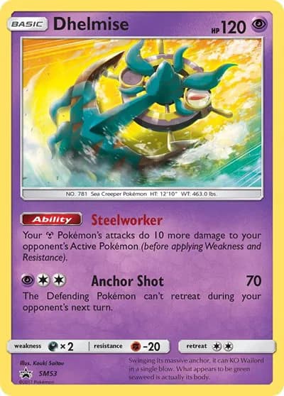 Dhelmise   Pokemon card