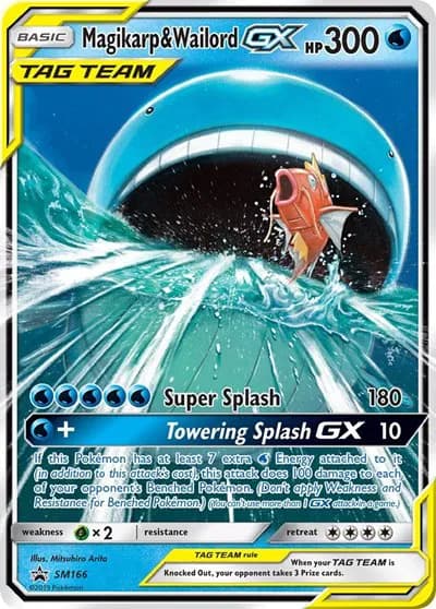 Magikarp & Wailord GX  Pokemon card