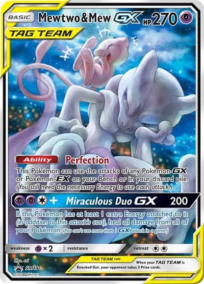 Mewtwo & Mew GX   Pokemon card