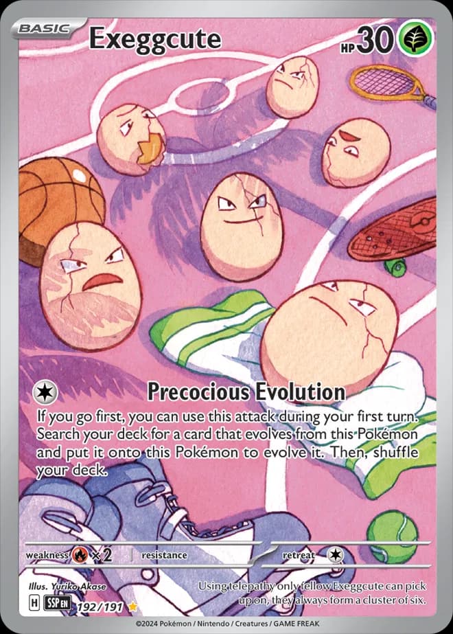 Exeggcute Pokemon card