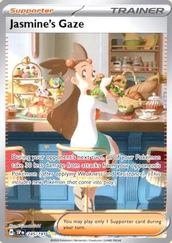 Jasmine's Gaze Pokemon card