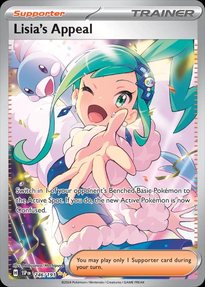Lisia's Appeal Pokemon card