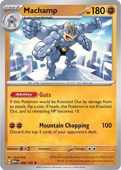 Machamp  Pokemon card