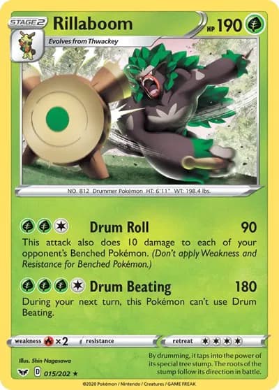 Rillaboom (015)  Pokemon card