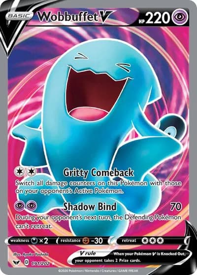 Wobbuffet V (Full Art)  Pokemon card