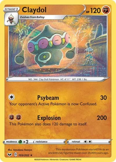 Claydol  Pokemon card