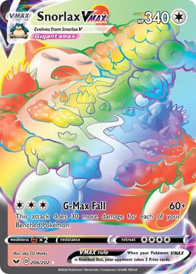 Snorlax VMAX (Secret)  Pokemon card