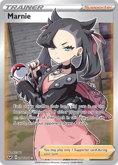 Marnie (Full Art) Pokemon card