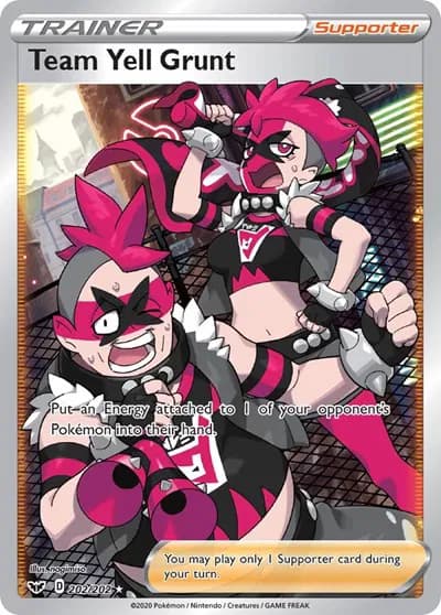 Team Yell Grunt (Full Art)  Pokemon card