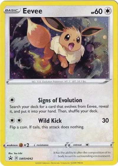 Eevee Pokemon card