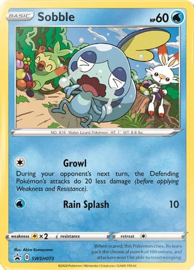 Sobble  Pokemon card