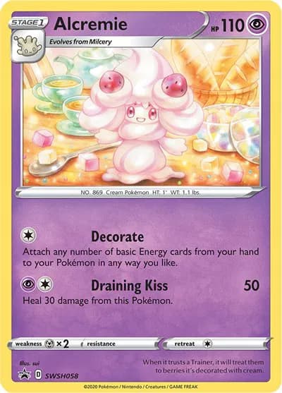 Alcremie  Pokemon card