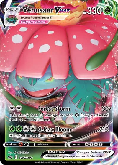 Venusaur VMAX  Pokemon card