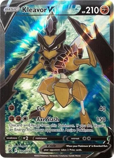 Kleavor V (Full Art) Pokemon card