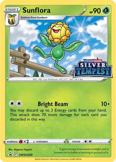 Sunflora (Prerelease)  Pokemon card