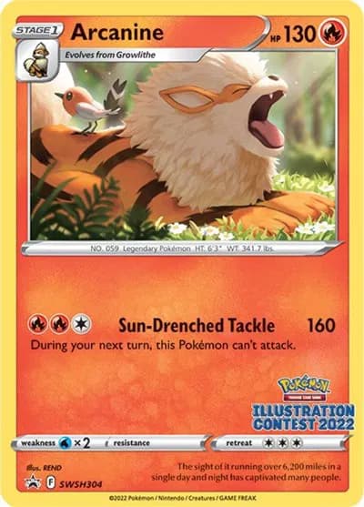 Arcanine (Illustration Contest 2022)  Pokemon card