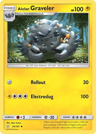 Alolan Graveler  Pokemon card
