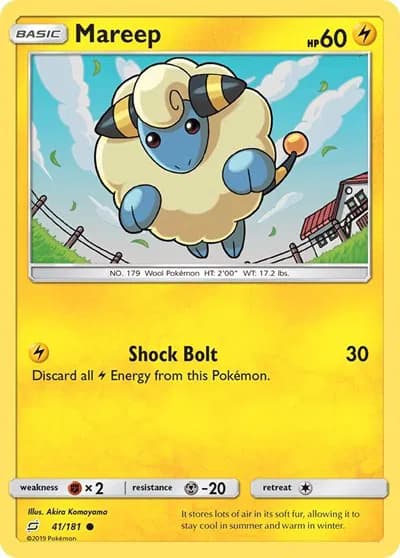 Mareep  Pokemon card