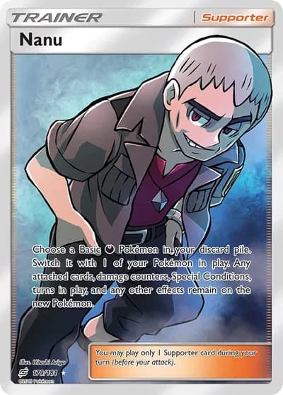 Nanu (Full Art)  Pokemon card