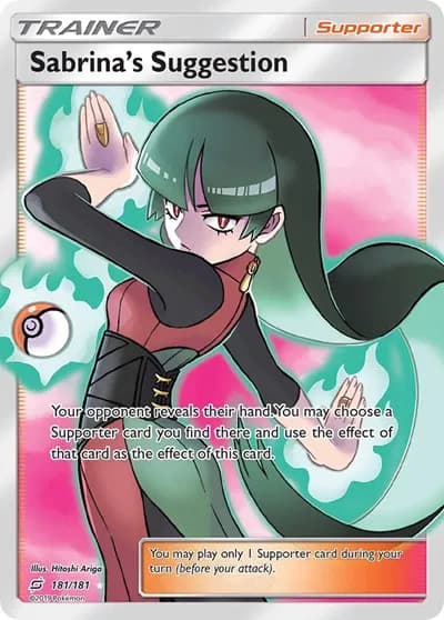 Sabrina's Suggestion (Full Art)  Pokemon card