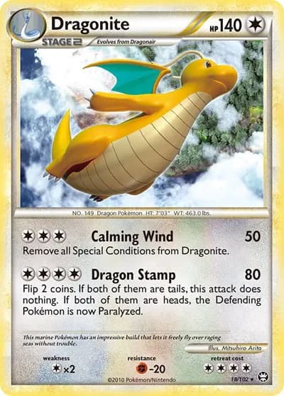 Dragonite  Pokemon card