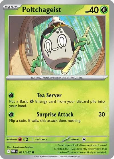 Poltchageist  Pokemon card