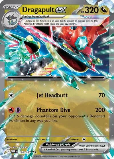Dragapult ex Pokemon card