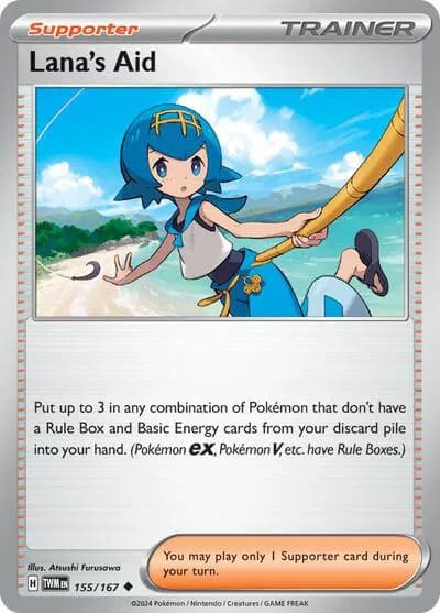 Lana's Aid  Pokemon card