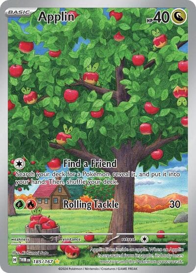 Applin Pokemon card