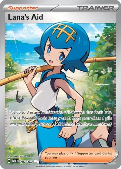 Lana's Aid  Pokemon card