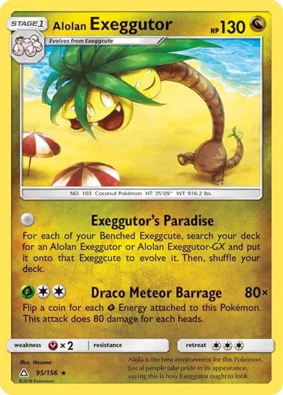 Alolan Exeggutor  Pokemon card