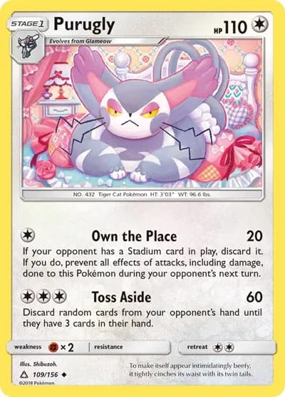 Purugly  Pokemon card