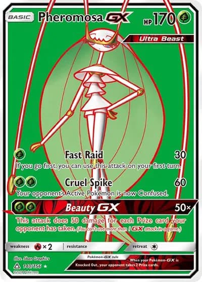 Pheromosa GX (Full Art)  Pokemon card