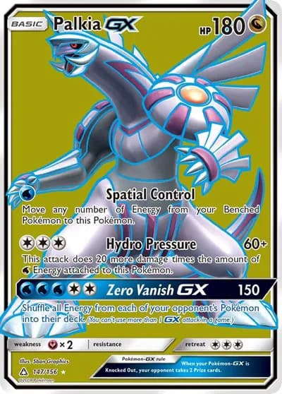Palkia GX (Full Art) Pokemon card