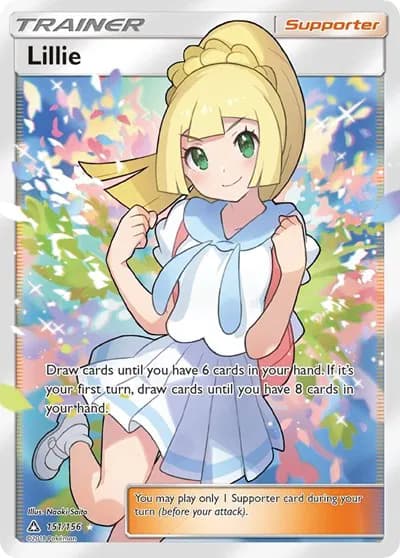 Lillie (Full Art)  Pokemon card