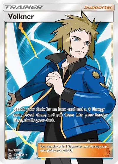 Volkner (Full Art) Pokemon card