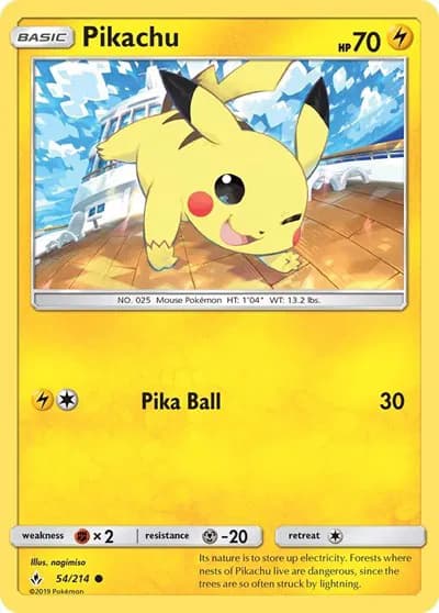 Pikachu  Pokemon card