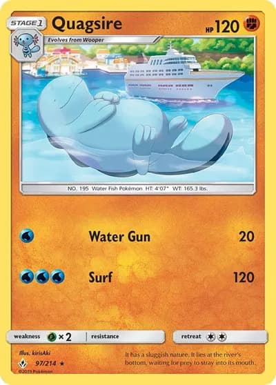 Quagsire  Pokemon card