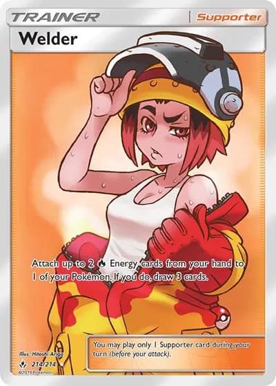 Welder (Full Art)  Pokemon card