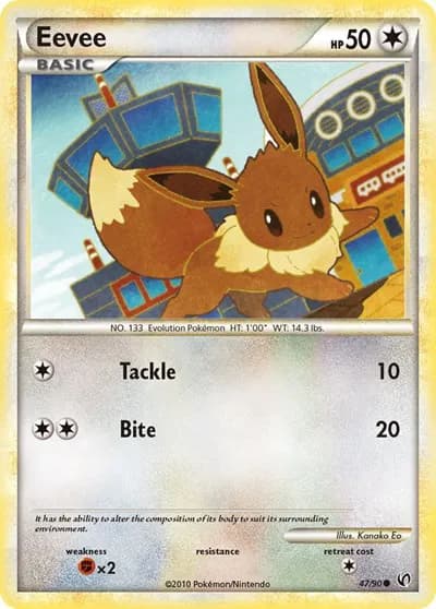 Eevee (47)  Pokemon card