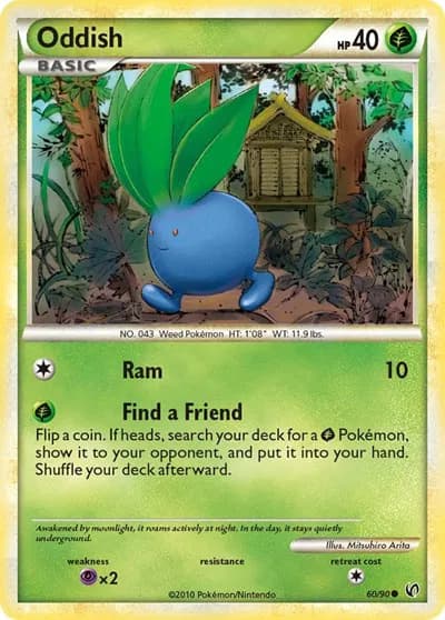 Oddish  Pokemon card