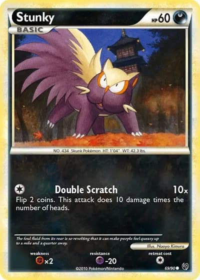 Stunky  Pokemon card