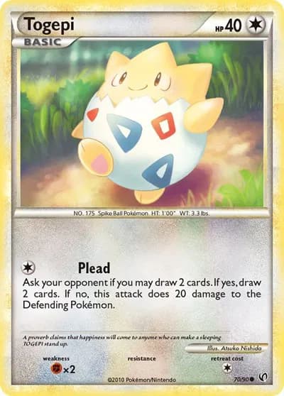 Togepi  Pokemon card