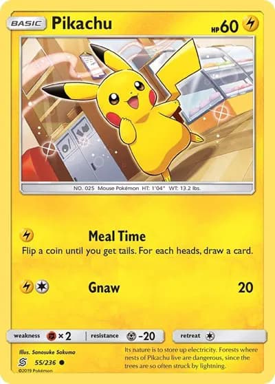 Pikachu (55)  Pokemon card