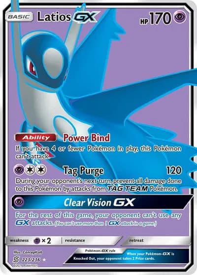 Latios GX (Full Art)  Pokemon card