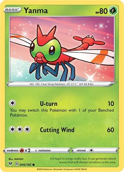 Yanma  Pokemon card