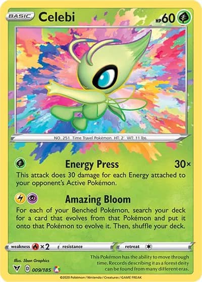 Celebi  Pokemon card